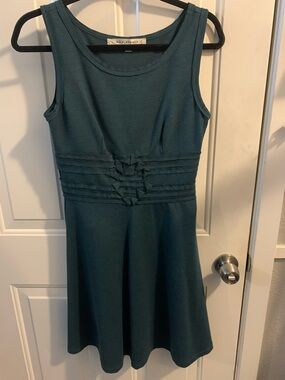 Max Studio Teal Crewneck Dress Size M
